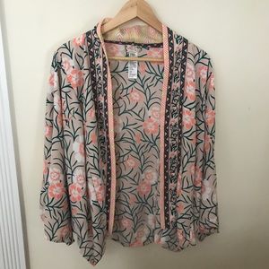 Free People Kimono Wrap Blouse